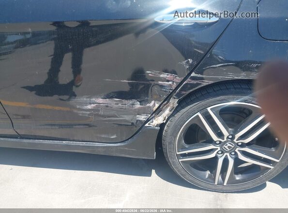 1HGCR2F15HA178153 2017 HONDA ACCORD Black Vista del cuadro de instrumentos