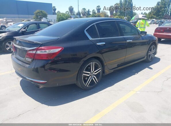 1HGCR2F15HA178153 2017 HONDA ACCORD Black Trasero derecho