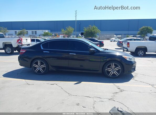 1HGCR2F15HA178153 2017 HONDA ACCORD Black Vista interior de 360 grados