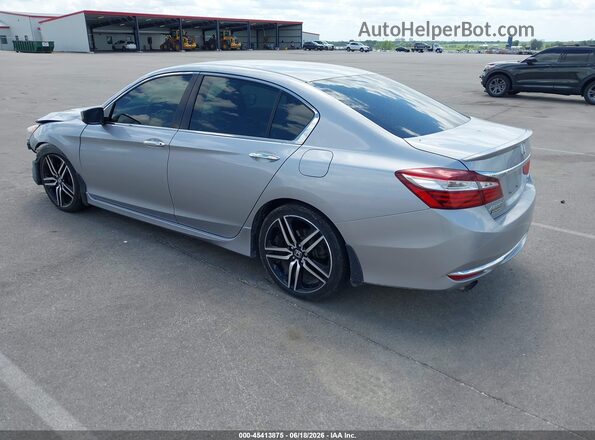 1HGCR2F15HA231756 2017 HONDA ACCORD Серебряный Задняя левая четверть