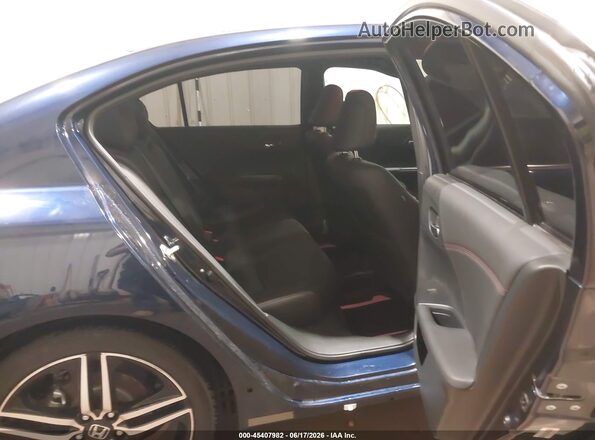 1HGCR2F16HA073878 2017 HONDA ACCORD Синий Вид наклейки с VIN-кодом