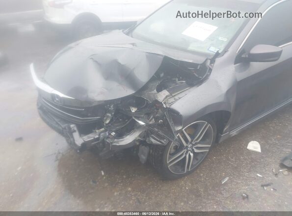 1HGCR2F16HA076294 2017 HONDA ACCORD Gray Դիմացի տեսք
