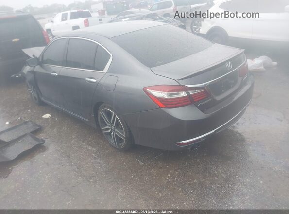 1HGCR2F16HA076294 2017 HONDA ACCORD Gray Հետևի ձախ
