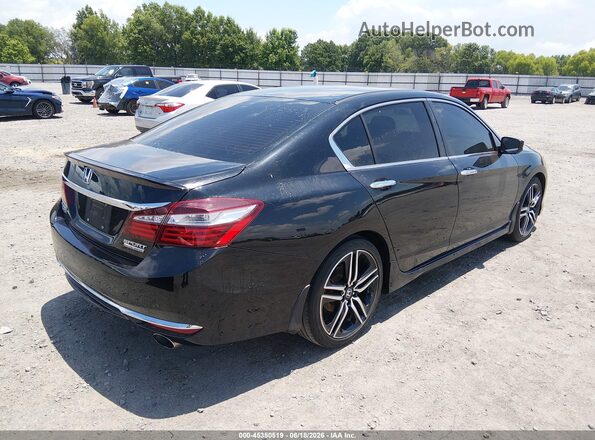 1HGCR2F17HA257548 2017 HONDA ACCORD Black უკანა მარჯვენა