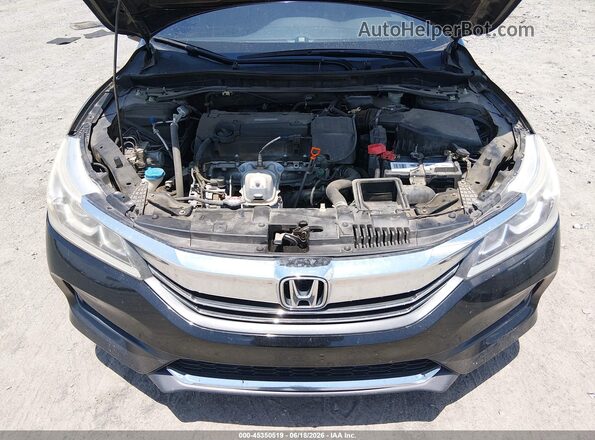 1HGCR2F17HA257548 2017 HONDA ACCORD Black უკანა ხედი