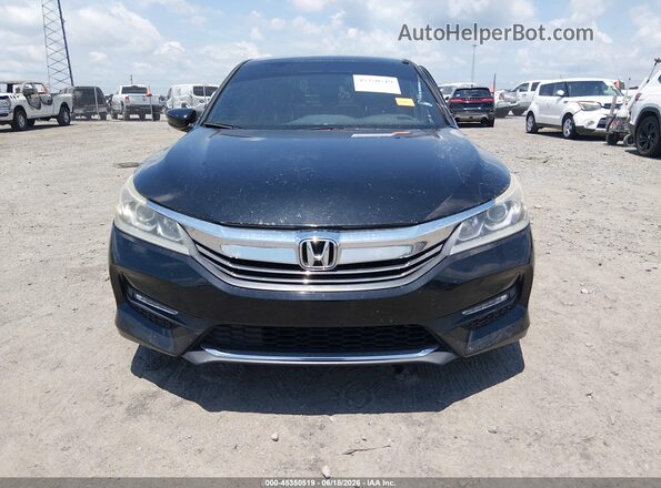 1HGCR2F17HA257548 2017 HONDA ACCORD Black ხელსაწყოთა პანელის ხედი