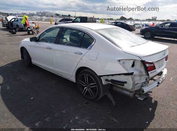 1HGCR2F18HA061361 2017 HONDA ACCORD Белый Задняя левая четверть