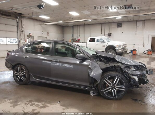 1HGCR2F19HA033679 2017 HONDA ACCORD Gray 