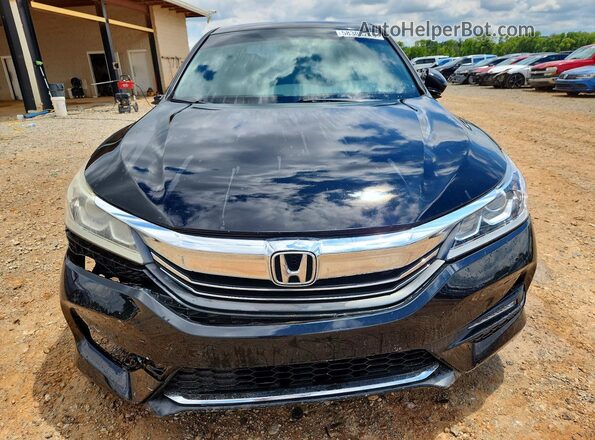 1HGCR2F1XHA069784 2017 HONDA ACCORD Black Front view