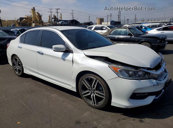 1HGCR2F1XHA098167 2017 HONDA ACCORD White წინა მარჯვენა