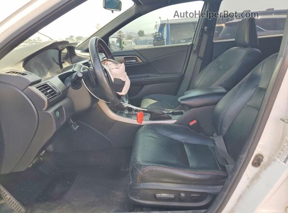 1HGCR2F1XHA098167 2017 HONDA ACCORD White წინა სალონის ხედი