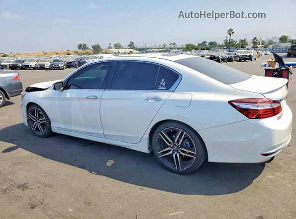 1HGCR2F1XHA098167 2017 HONDA ACCORD White უკანა მარცხენა