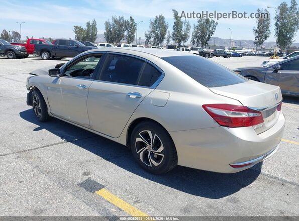 1HGCR2F30GA009982 2016 HONDA ACCORD Золотой Задняя левая четверть