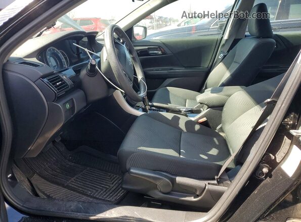 1HGCR2F30GA077327 2016 HONDA ACCORD Black Front interior view