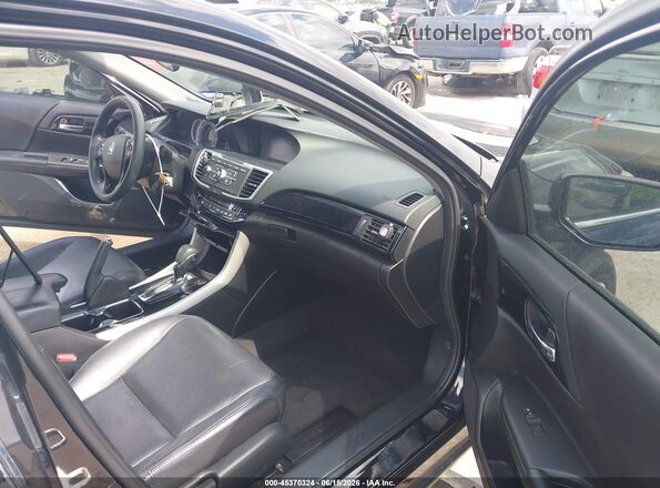 1HGCR2F30GA210880 2016 HONDA ACCORD Black Սալոնի դիմացի տեսք