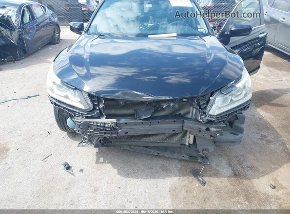 1HGCR2F30GA210880 2016 HONDA ACCORD Black Դիմացի տեսք