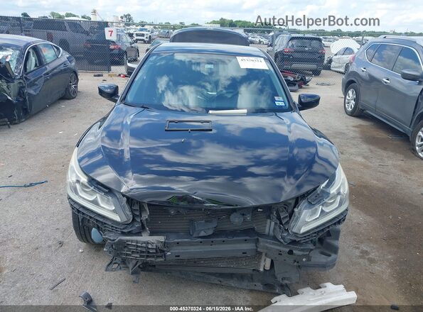 1HGCR2F30GA210880 2016 HONDA ACCORD Black Առջևի վահանակի տեսք
