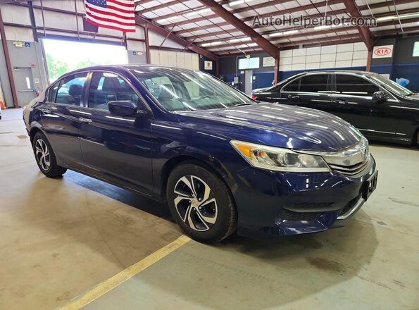 1HGCR2F30HA066765 2017 HONDA ACCORD Blue Przód prawy