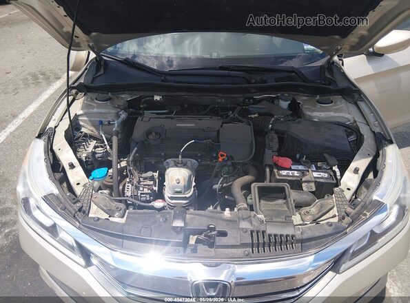1HGCR2F30HA229513 2017 HONDA ACCORD Beige Հետևի տեսք