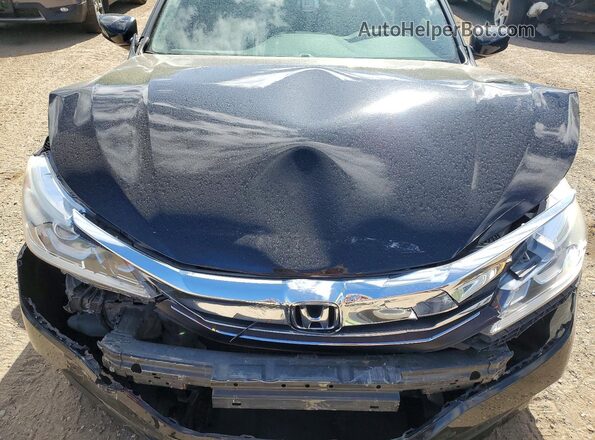 1HGCR2F30HA809151 2017 HONDA ACCORD Black უკანა სალონის ხედი