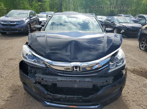 1HGCR2F30HA809151 2017 HONDA ACCORD Black წინა ხედი