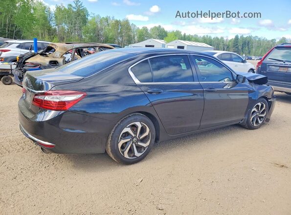 1HGCR2F30HA809151 2017 HONDA ACCORD Black უკანა მარჯვენა