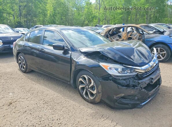 1HGCR2F30HA809151 2017 HONDA ACCORD Black წინა მარჯვენა