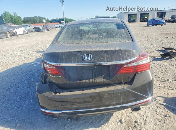 1HGCR2F31GA016181 2016 HONDA ACCORD Black Հետևի տեսք