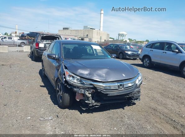 1HGCR2F31GA026905 2016 HONDA ACCORD Gray წინა ხედი