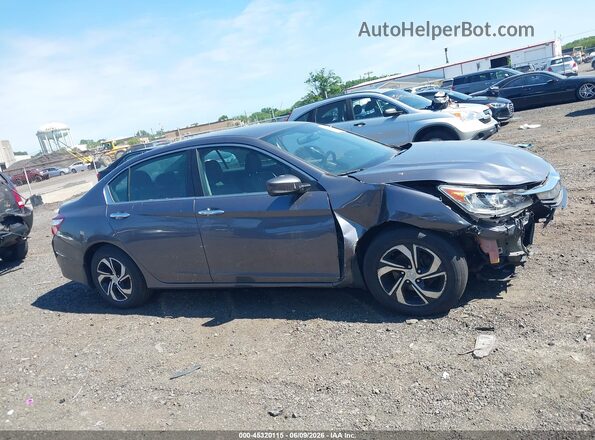 1HGCR2F31GA026905 2016 HONDA ACCORD Gray უკანა სალონის ხედი