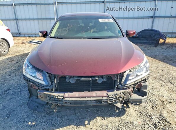 1HGCR2F31GA067986 2016 HONDA ACCORD Burgundy Widok z przodu