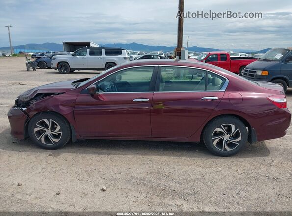 1HGCR2F31GA190963 2016 HONDA ACCORD Red 