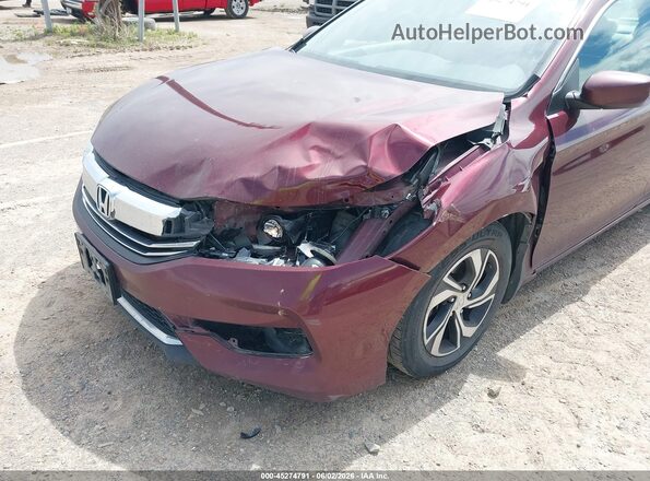 1HGCR2F31GA190963 2016 HONDA ACCORD Red 