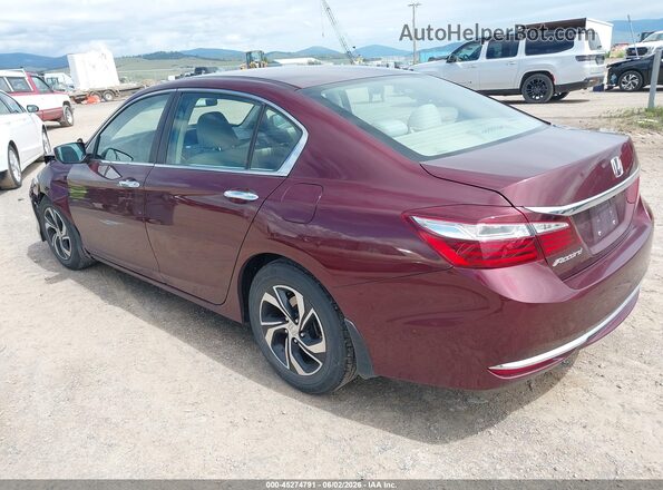 1HGCR2F31GA190963 2016 HONDA ACCORD Red 