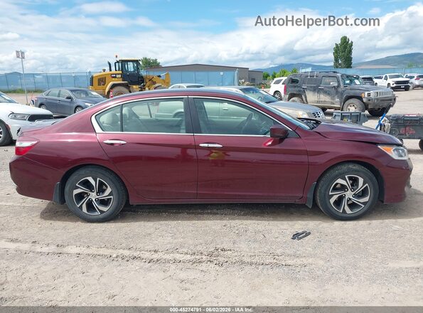 1HGCR2F31GA190963 2016 HONDA ACCORD Red 
