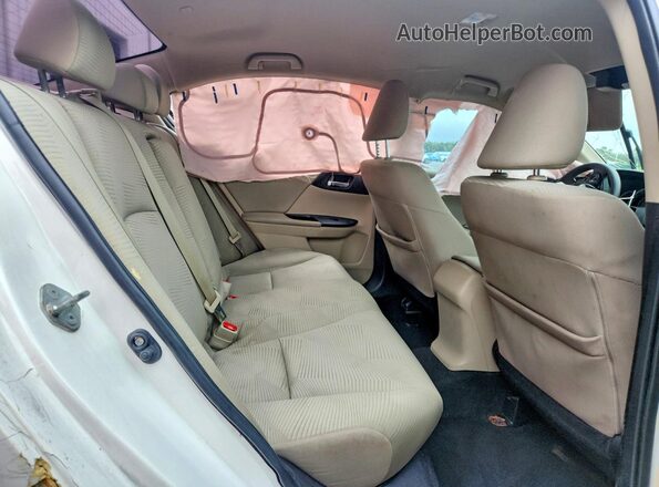1HGCR2F31HA144065 2017 HONDA ACCORD Белый Вид задних сидений