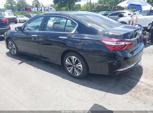 1HGCR2F31HA181939 2017 HONDA ACCORD Black Tył lewy