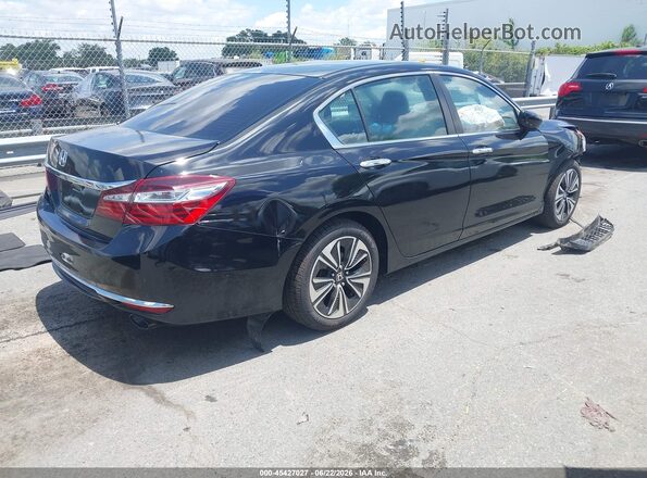 1HGCR2F31HA181939 2017 HONDA ACCORD Black Tył prawy