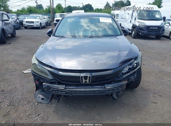 1HGCR2F32GA052199 2016 HONDA ACCORD Gray Widok zestawu wskaźników