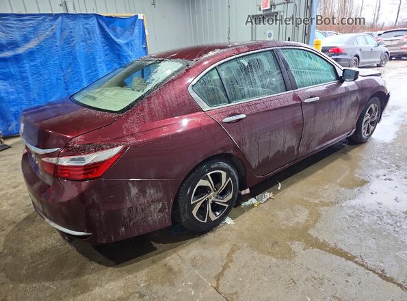 1HGCR2F32GA178191 2016 HONDA ACCORD Red Trasero derecho