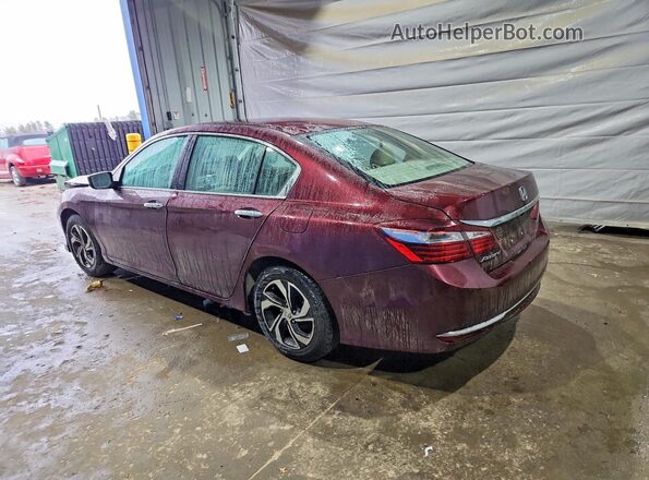 1HGCR2F32GA178191 2016 HONDA ACCORD Red Trasero izquierdo