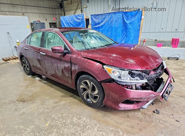 1HGCR2F32GA178191 2016 HONDA ACCORD Red Delantero derecho