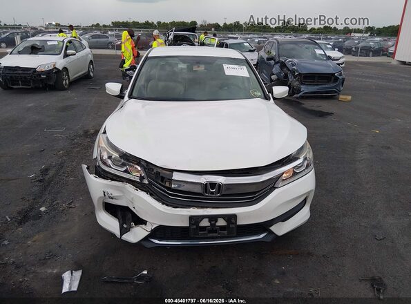 1HGCR2F32GA197758 2016 HONDA ACCORD White Instrument cluster view