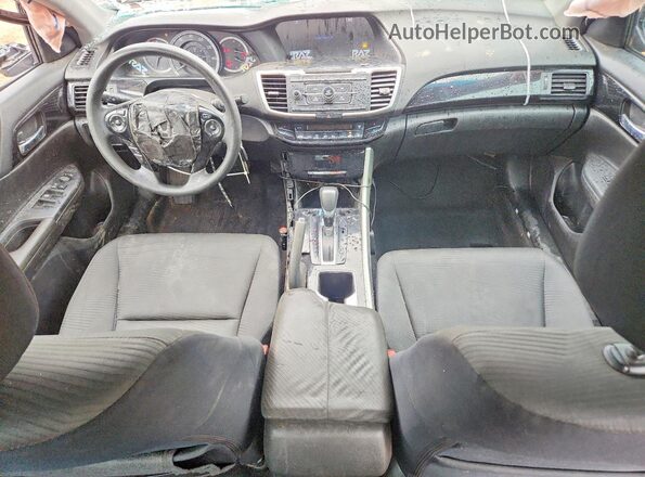 1HGCR2F32GA219838 2016 HONDA ACCORD Gray Вид панелі приладів