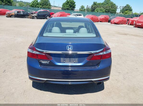 1HGCR2F32GA233125 2016 HONDA ACCORD Blue 
