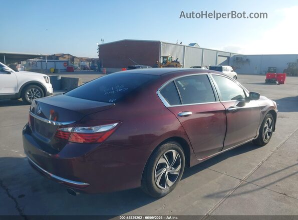 1HGCR2F32GA243430 2016 HONDA ACCORD Burgundy უკანა მარჯვენა