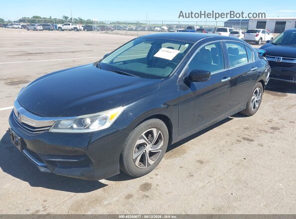 1HGCR2F32HA061924 2017 HONDA ACCORD Black Передня ліва чверть