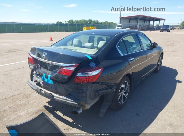 1HGCR2F32HA061924 2017 HONDA ACCORD Black Задня права чверть