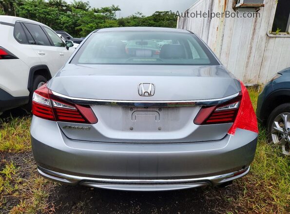 1HGCR2F32HA148853 2017 HONDA ACCORD Silver Vista trasera
