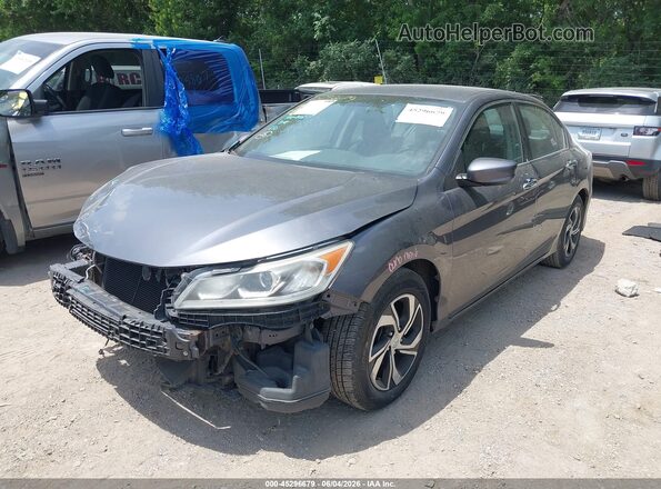 1HGCR2F32HA188690 2017 HONDA ACCORD Gray Front left